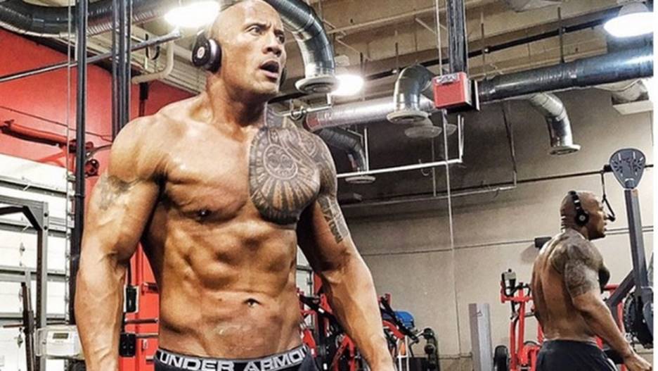 The Rock före och efter