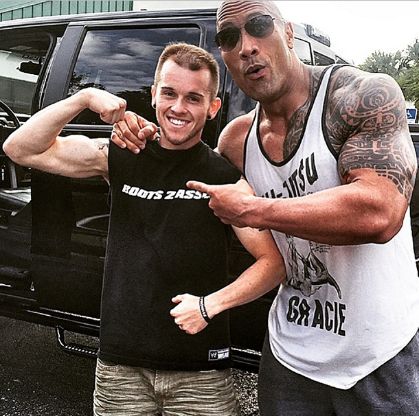 The Rock Vorher und Nachher